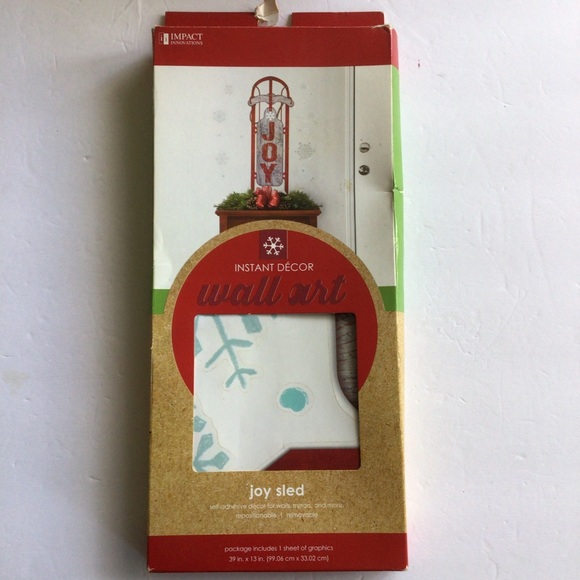 GIANT WALL DOOR WINDOW STATIC CLINGS FOR THE HOLIDAYS NWT - Picture 10 of 10